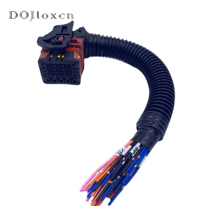 1/5 Sets 53 Pin Automobile Harness Connector 643212019 64321-2011 Female Electric Plug For DCU EC With 53 WiresU