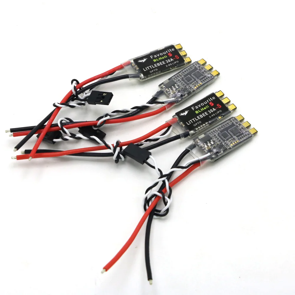 1/ 2/ 4 / 8 pcs FVT LITTLEBEE Little bee BLHeli-s SPRING 20A / 30A ESC 2-6 S Supports Mulitshot Opto Oneshot42 OneShot125 Multic