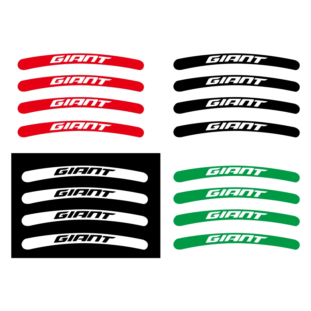 Jptz33cm x 25cm 4-piece set giant sticker, bicycle polyethylene sticker MTB BDC tuning rim wheel sticker logo, JP