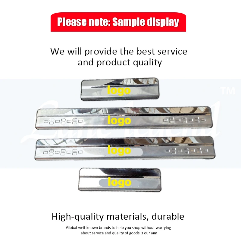 For Nissan X-Trail X Trail XTrail T32 2014-2018 Stainless Steel Door Sill Scuff Plate Welcome Pedal Trim Car Styling Accessories