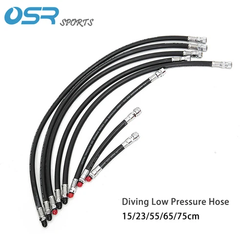 Manguera de baja presión para buceo BCD, regulador de submarinismo, tubo de pulpo de 1ª etapa