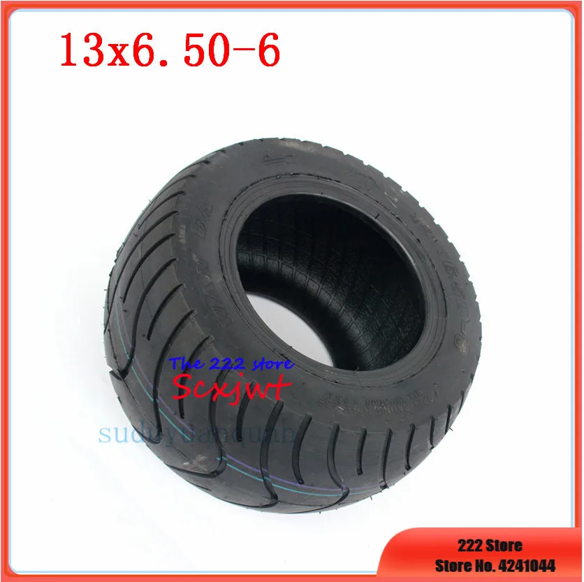 Good quality 13 inch Vacuum Tyres 13x6.50-6 Tubeless Tires for ATV QUAD Buggy Mower Go-kart  13*6.50-6