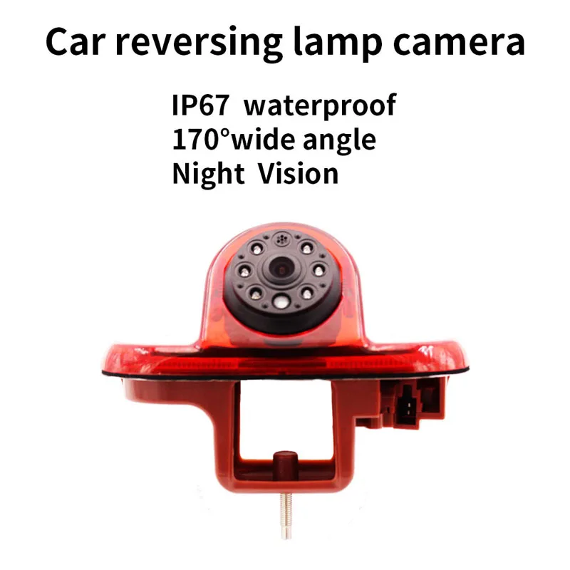 

170° High Definition Waterproof IR Night Vision Rear View Backup Brake Light Camera For Renault Trafic Vauxhall Vivaro Combo