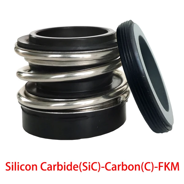 MB2/MG12-32/35/38/40/43/45/50 Ceramic Carbon FKM Fluororubber Water Pump Single Face Coil Spring Bellows Shaft Mechanical Seal