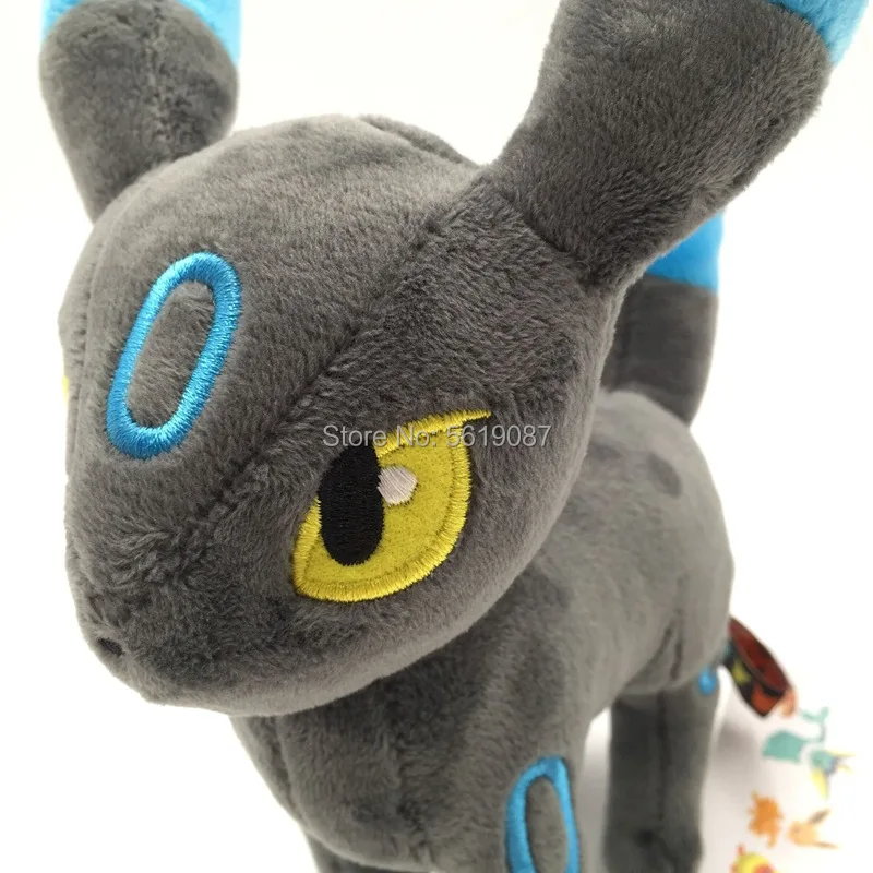 16-23CM Shiny Umbreon Cartoon Animal Stuffed Peluche For Kids