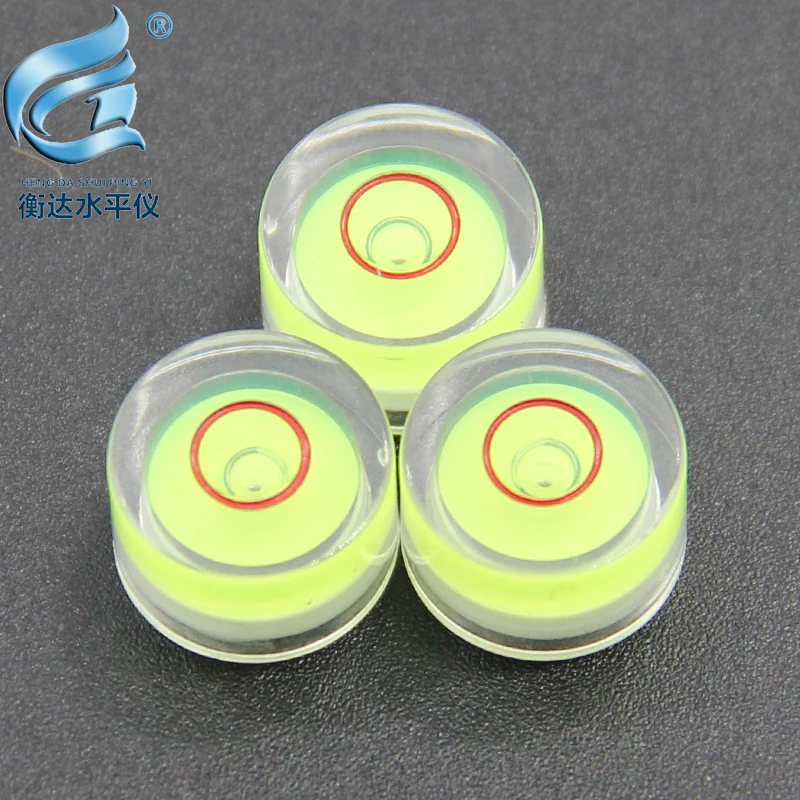 (100 Stuks/partij) 12*7.5Mm Bubble Niveau Hoge Precisie Niveau Ronde Niveau Bubble