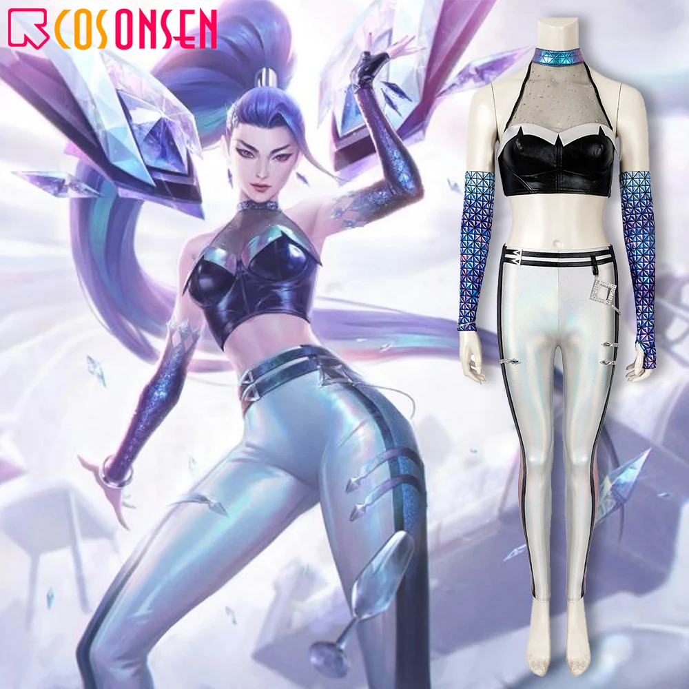 

LOL KDA Member Of A Group Kaisa Cosplay Costume All Out More Costume COSPLAYONSEN Women Jumpsuit Outfits Custom Made