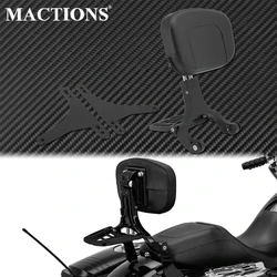 Motorcycle Adjustable Multi-Purpose Driver Passenger Backrest For Harley Touring Electra Glide Low Rider Softail FLSTC Heritage