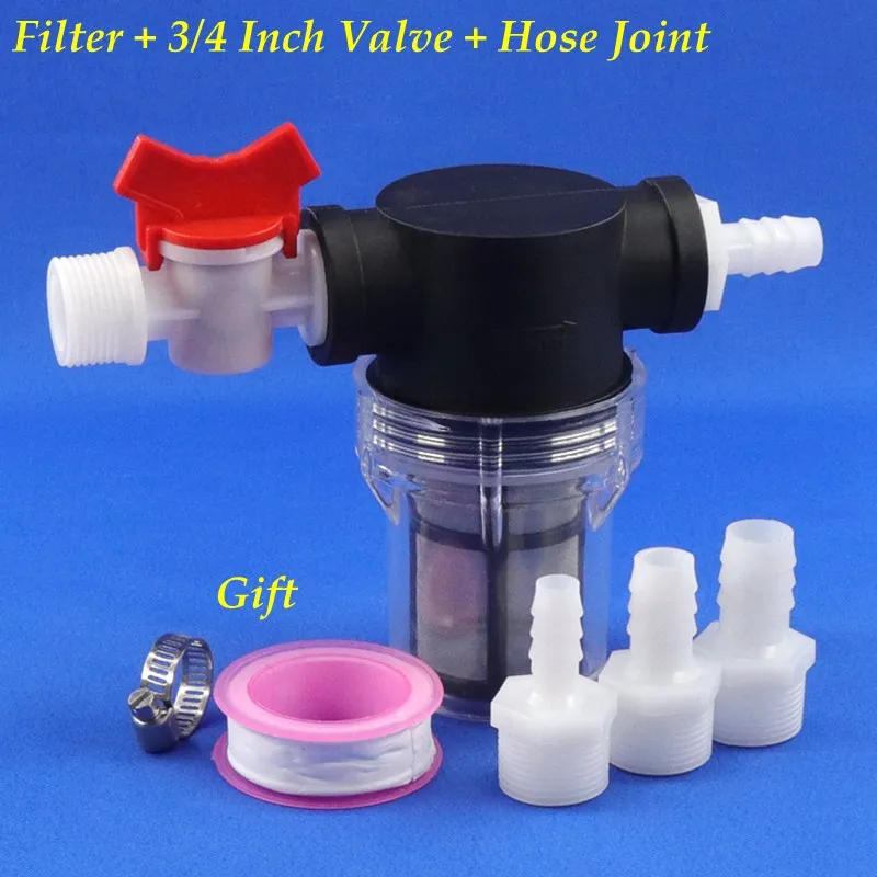 

3/4 Inch Garden Watering Filter Hose Connector Filter Irrigation Strainer Valve Aquaculture Aquarium Fish Tank Water Pump Filter