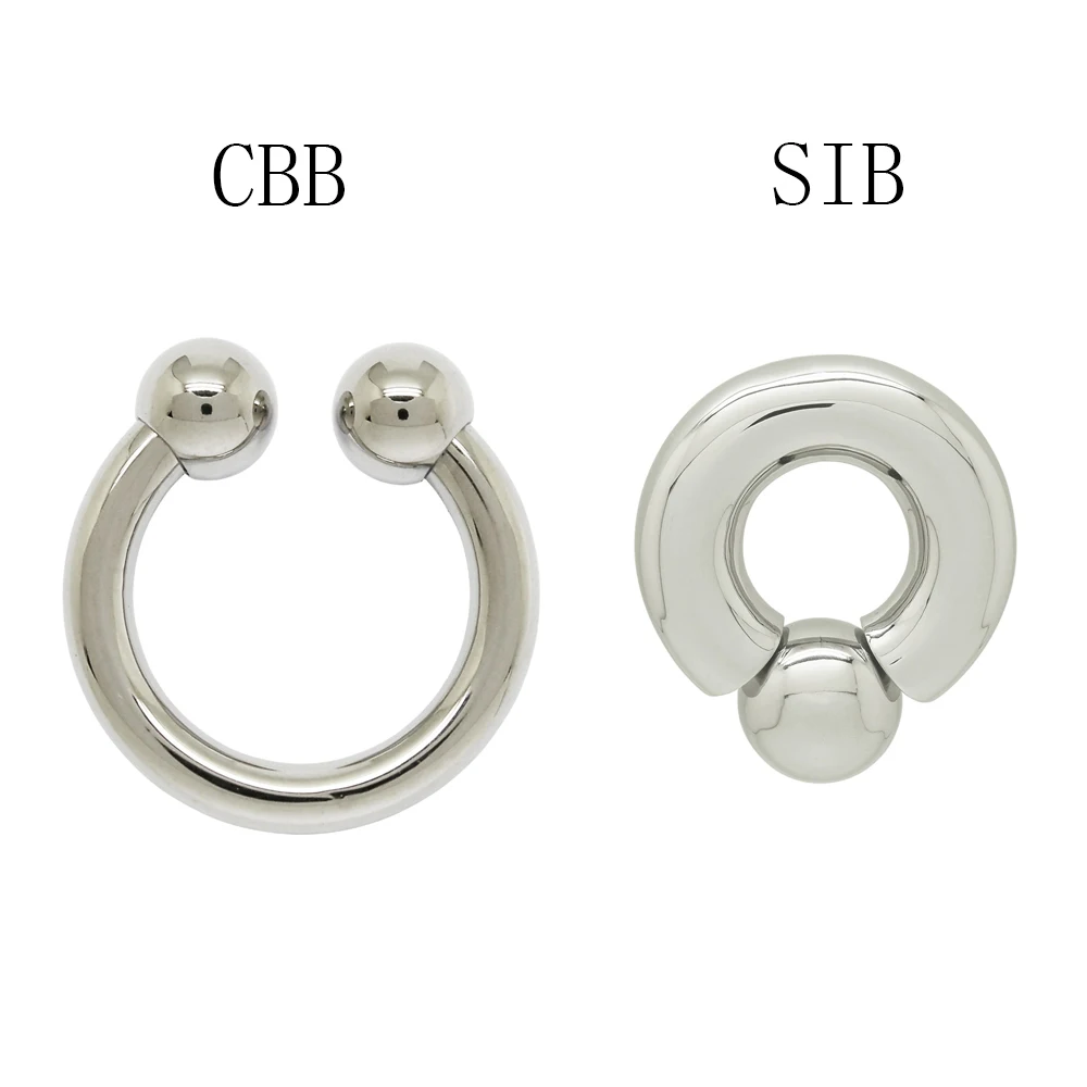 

316L stainless steel piercing ring body jewelry nipple genital large gauge piercing piercing ring Adult Ring