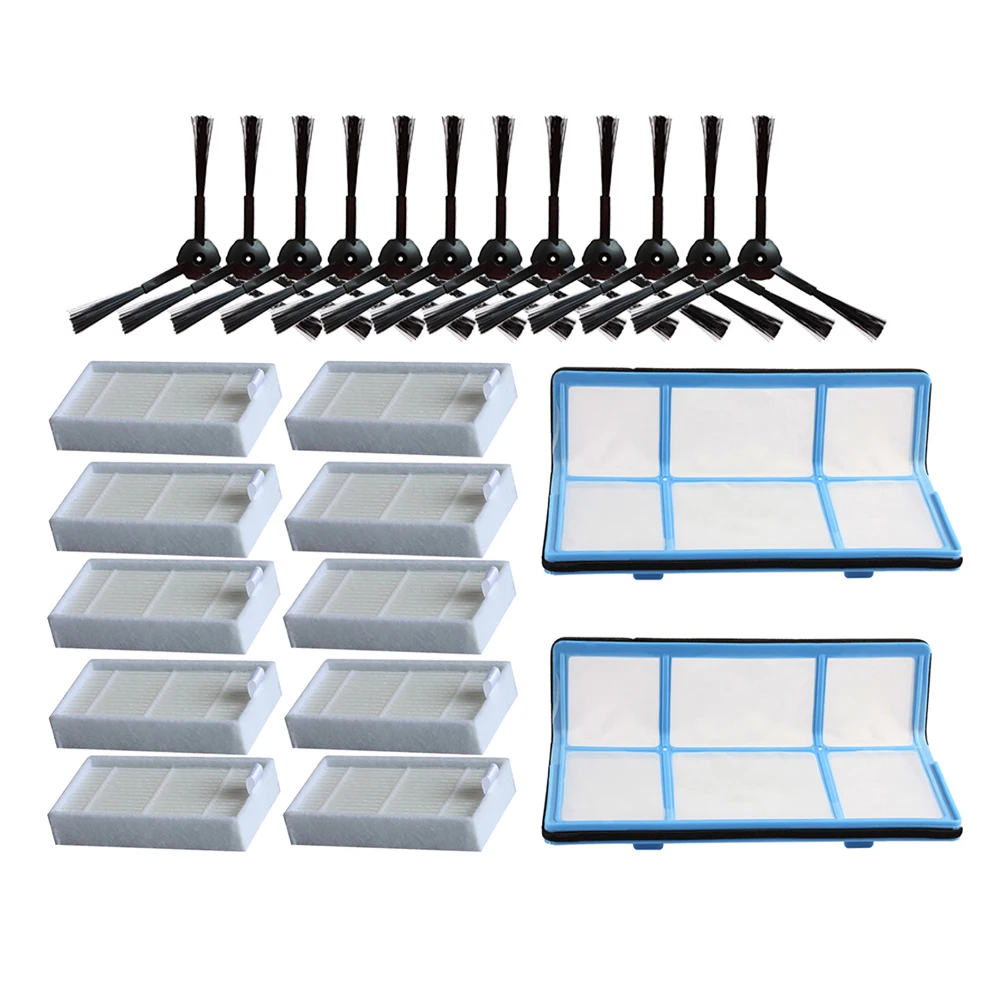 Primaire Side Borstel Stof Filter Efficiënte Hepa Filter Voor Ilife V5 V5s V3 V3s V5pro V50 X5 V50 Pro Robot stofzuiger Onderdelen