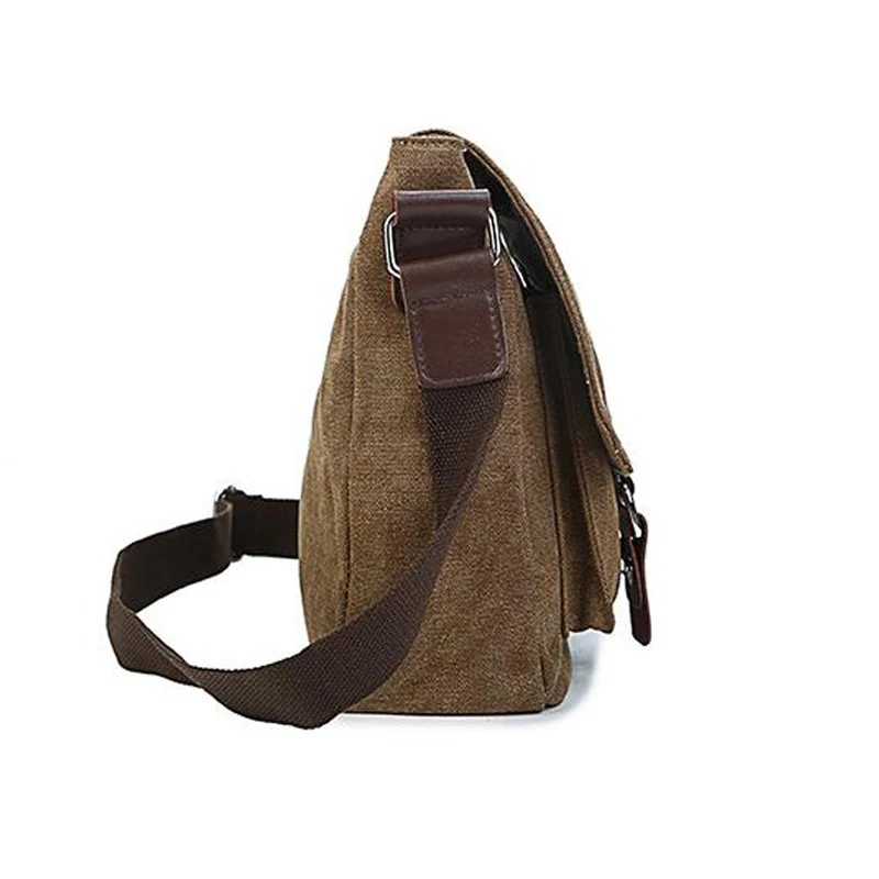 Imagem -04 - Bolsa Crossbody de Lona Vintage Masculina Bolsa Mensageiro Casual Bolsas de Ombro de Viagem de Alta Qualidade