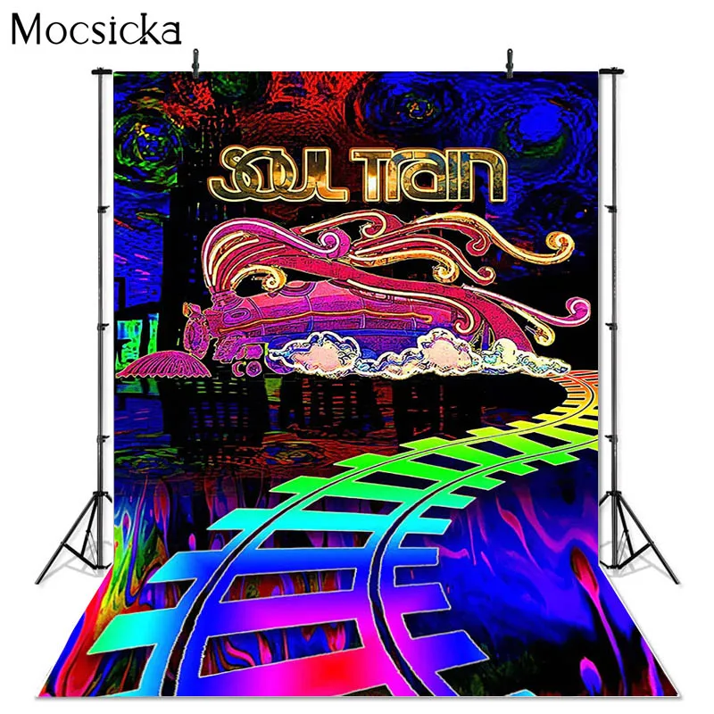 

Mocsicka детский портретный фон паровой поезд фото фон украшения детский душ фото фон для фотосъемки баннер