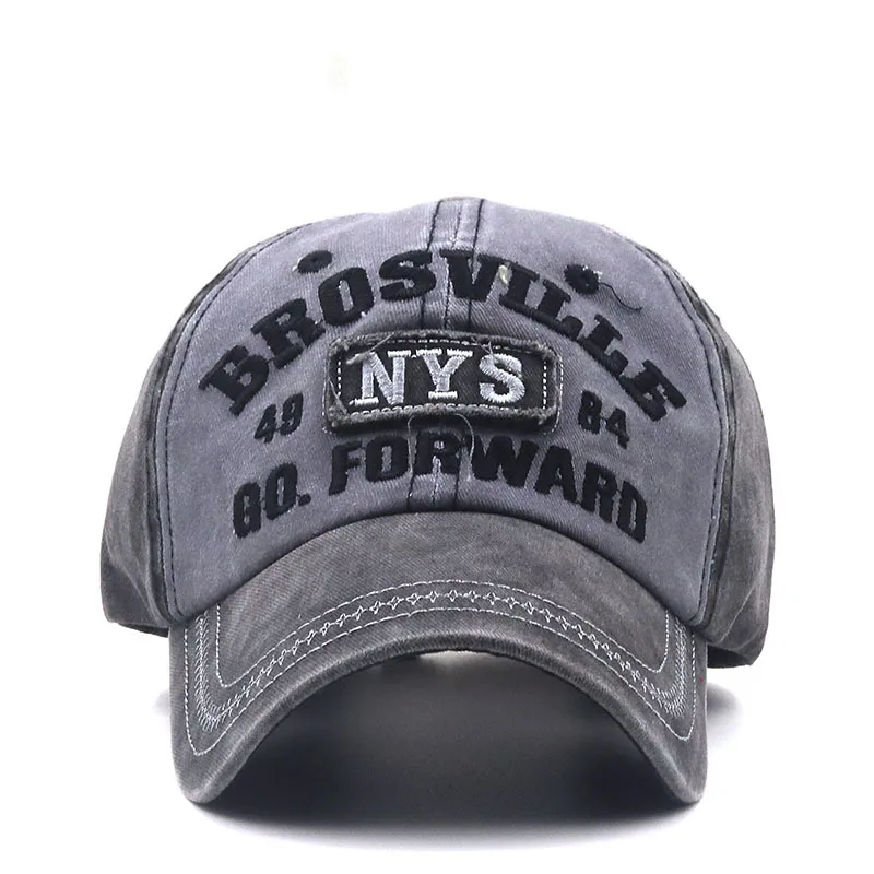 Simples primavera verão unisex bonés de beisebol para homem carta boné retro casual algodão casquette streetwear snapback hat osso