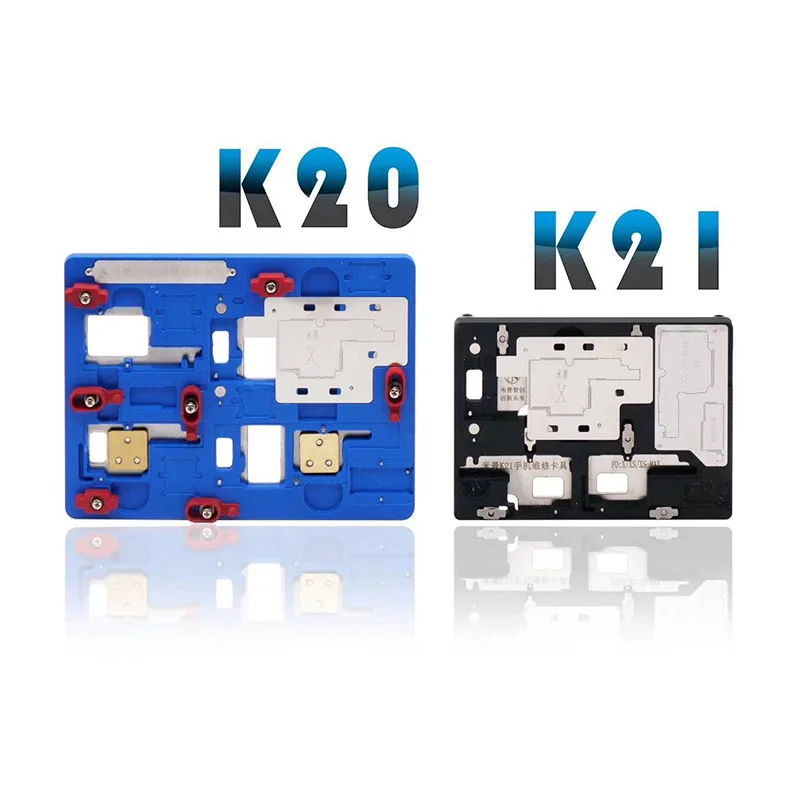 

MJ K20 K21 Motherboard Holder Fixture for Phone X XS XSMAX PCB Holder Jig With Stencil for Micro Soldering Repair Fixing Tools