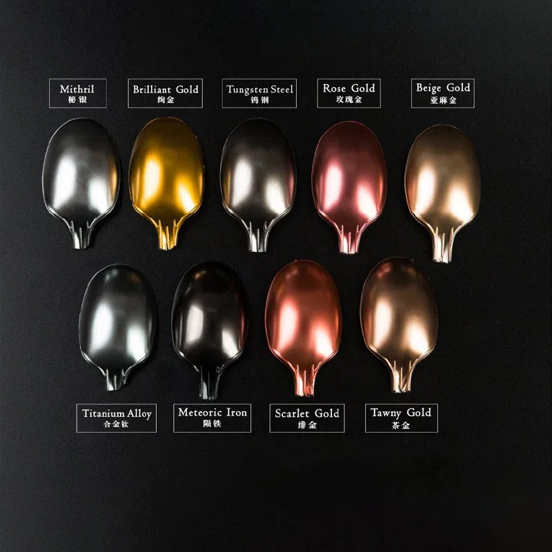 18ml 금속 컬러 페인트 그리기 안료 PM01-PM09 DIY 자동차 인형 군사 탱크 선박 비행기 군인 모델 색칠 빌딩 도구