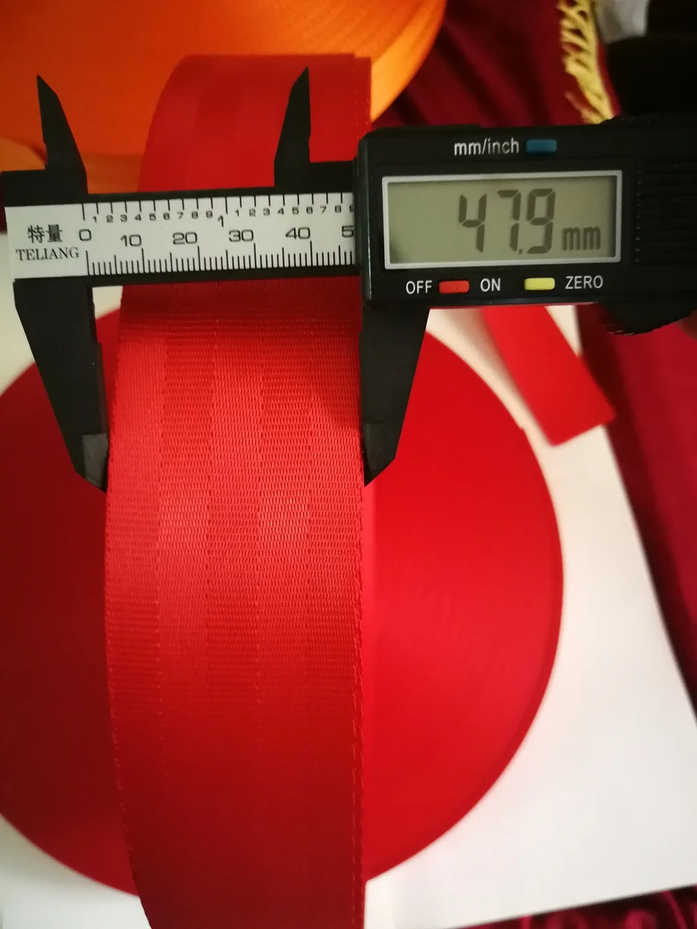 Rot (2) 3M-30M Auto-Sicherheitsgurtband Personalisierte Modifikation Sicherheitsgurtband-Zubehör – Detail 8