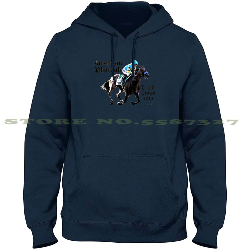 American Pharoah Triple Crown 2015 Streetwear Sport Hoodie Sweatshirt American Pharoah American Pharaoh Triple Crown Belmont