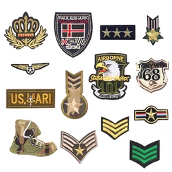 Military Patch Fabric Badge Iron on Patches on Clothes Stripe Sticker on Clothes Embroidered Patches for The Clothing Appliques