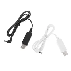 M2EC Universal 90 Degree USB 5V to 12V 4.0x1.7mm Power Supply Cable for Tmall Smart Speaker Echo Dot 3rd Router LED Strip 1m