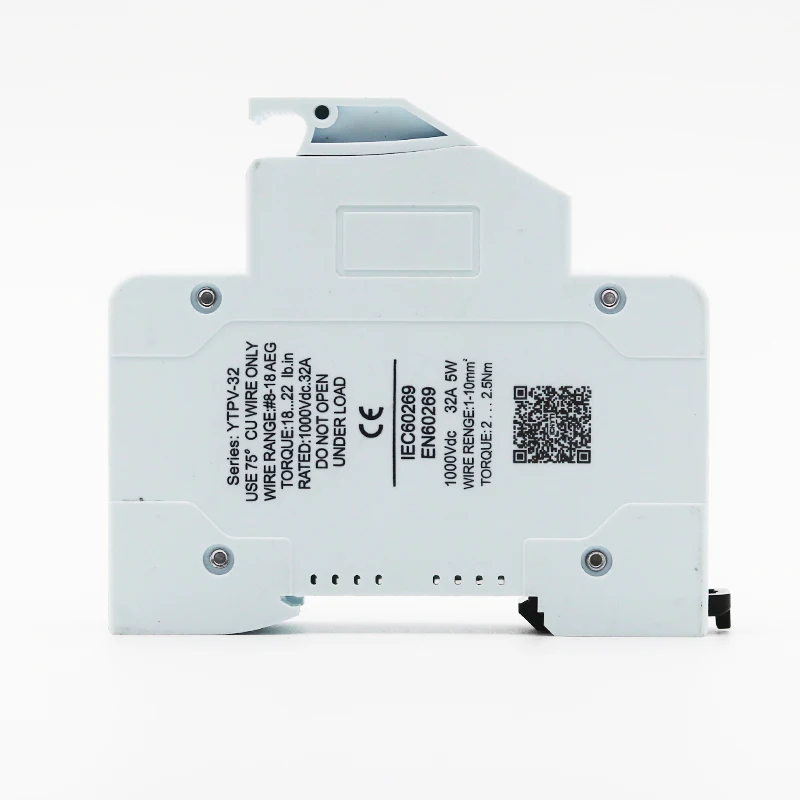 1set Solar PV Fuse Holder Base Suitable For 10*38 1000V DC Fuse Link With LED Indicator Light