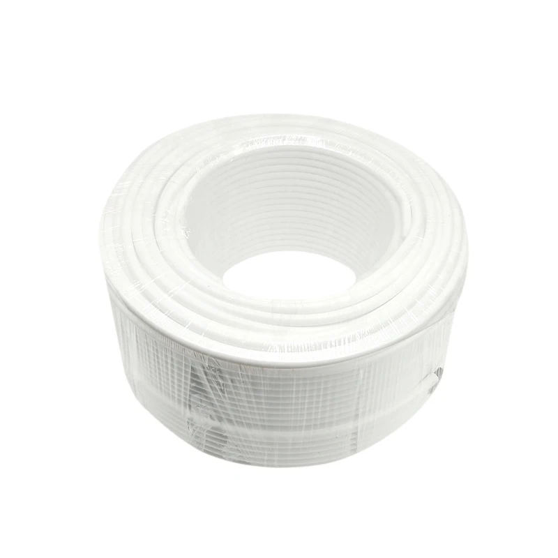 Tubo de plástico PE de 5M, manguera de agua de 6mm de diámetro para sistema de pulverización de niebla de baja presión, color negro o blanco para