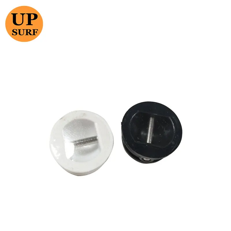 10 PCS/Lot SUP Board Leash Plug White/Black 2.5CM Surfboard Leash Plug pranchas de