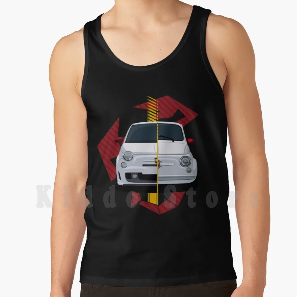 500 Abarth Automotiveart Tank Tops Vest 100% Cotton 131 Abarth 695 Abarth 595 2019 124 Spider
