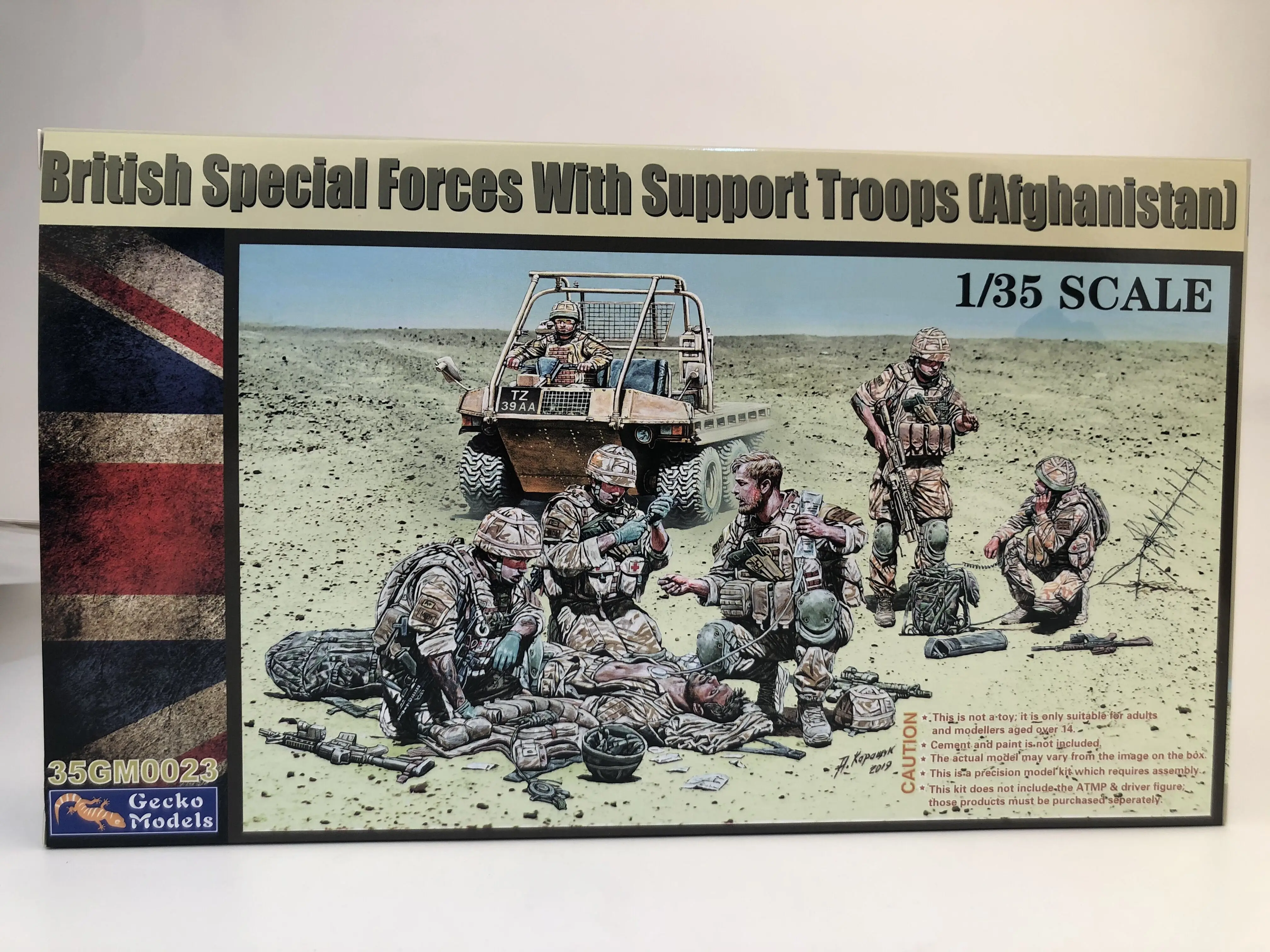 

Gecko Models 35GM0023 1/35 British Special Forces with Support Troops Afghanistan Model Kit