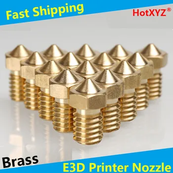 Hotxyz-真ちゅう製ノズル,3d印刷部品,3dプリンターアクセサリv5 v6,m6,エクストラノズル