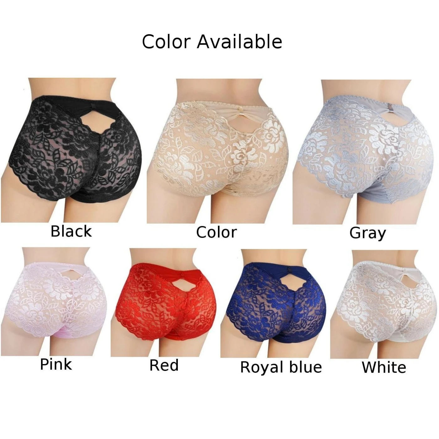 Sexy Men\'s Lace See-through Hollow Underwear Sissy Seamless Penis Sheath Bugle Pouch Briefs Thong Mens Panties Gay Briefs