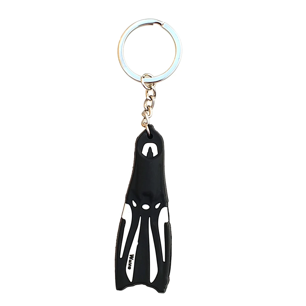 Scuba Flipper Key Chain for Men and Women Keyring for Boat Kayay Surfing Sailing Car Keys Diving Fin Key Chain