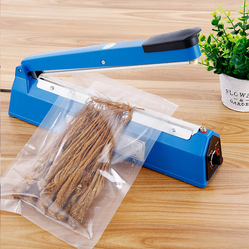 Impulse Sealer Heat Sealing Machine 200mm/300mm Kitchen Food Sealer Vacuum Bag Sealer Plastic Bag Packing Tools Free Shipping