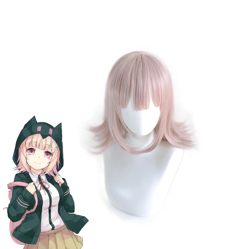 

Super DanganRonpa Nanami ChiaKi Wig Cosplay Costume Dangan Ronpa Heat Resistant Synthetic Hair Women Wigs