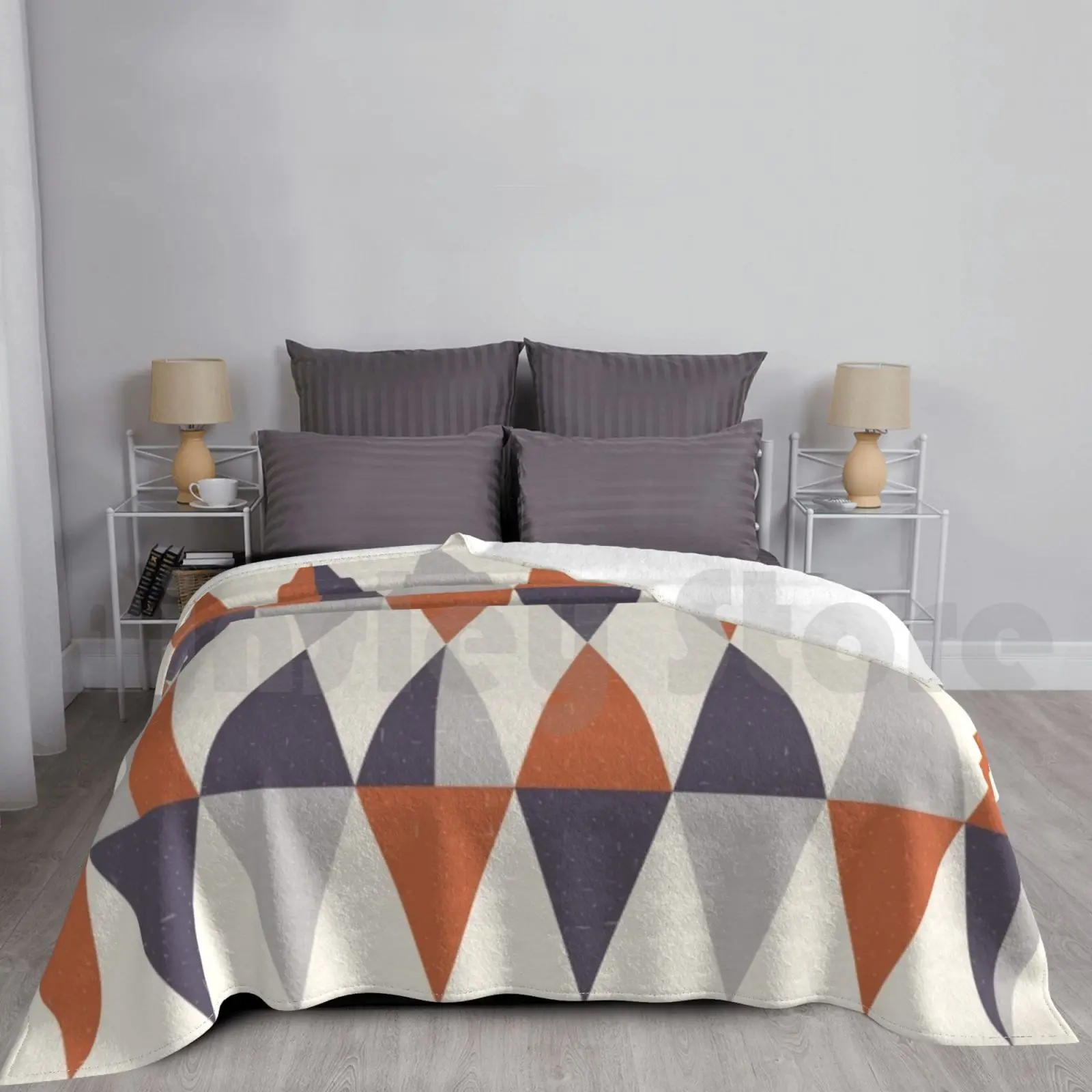 Mid Century Modern Blanket Fashion Custom Mid Century Retro Vintage Modern Mid Century Modern Pattern Swinger