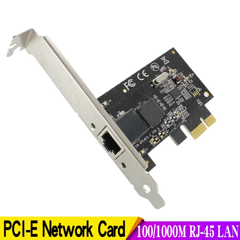 NEW 100/1000Mbps Gigabit Ethernet PCI Express PCI-E Network Card 100/1000M RJ-45 RJ45 LAN Adapter Converter Network Controller