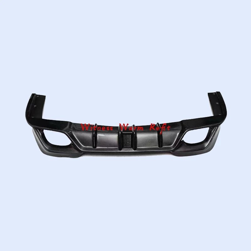 Rear Diffuser Spoiler with Light for Bmw 3 Series G20 330i M340i Rear Bumper Lip Splitter 2019 2020