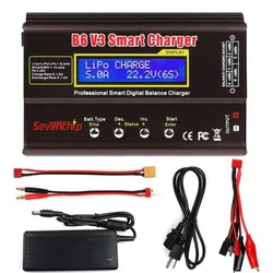 iMAX B6 V3 80W 6A Battery Charger LiHv Lipo NiMh Li-ion Ni-Cd Digital RC Charger Lipro Balance Charger Discharger 15V 6A Adapter