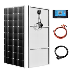 New 18v 120w Solar Panel Kit Aluminum Frame Flexible Solar Panels 240w 360w 480w Photovoltaic Power Generation System