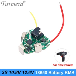 3S 12.6V 10.8V 18650 Lithium Battery BMS Protection Board Circuit Module for Screwdriver Battery 12V 3s Packs BMS Use Turmera