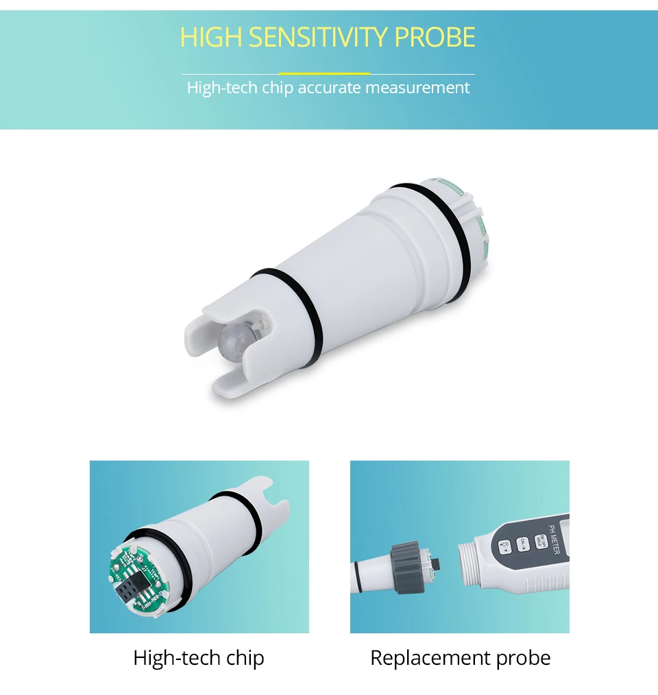 Professionelles PH-Messgerät Stifttyp Wasserqualitätstester Acidometer für Aquarium Säuremessgerät Wasser-Messgerät PH-Säuremesser – Detail 8