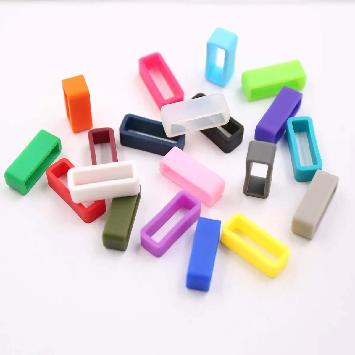 6 pcs colorful strap rings10 12 14 16 18 20 22 24 26 28 30mm round strap silicone rubber watch accessory bezel tool watch bands