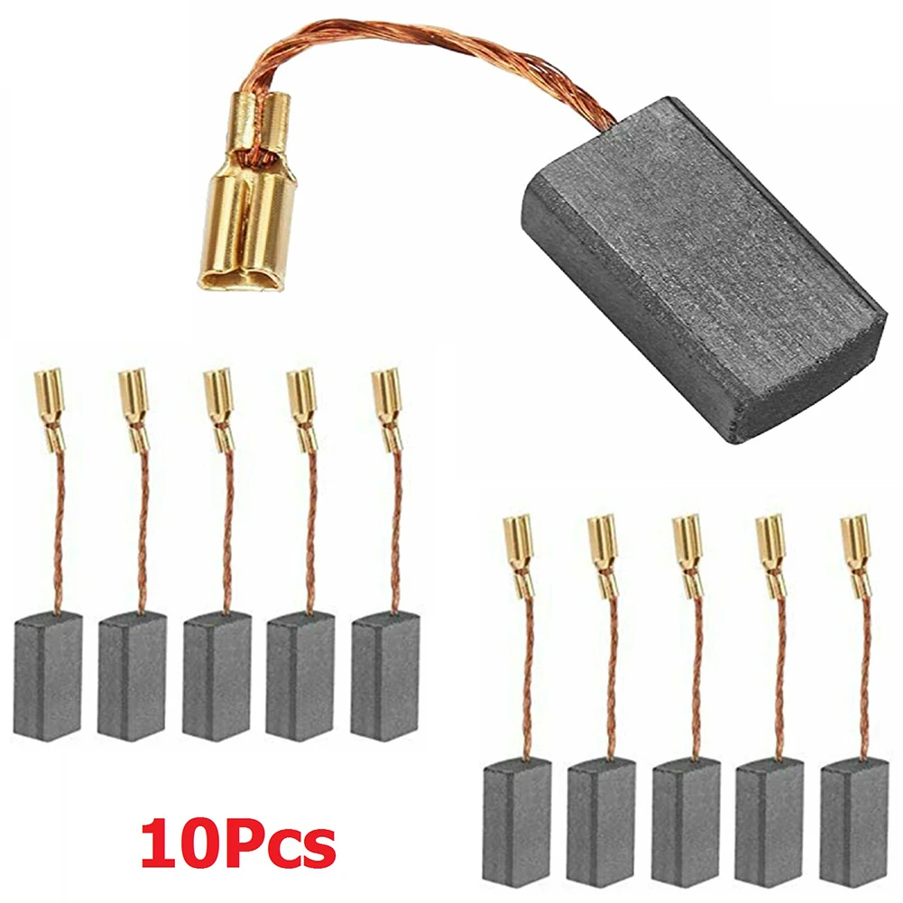 10PCS Carbon Brushes For Bosch Motor Angle Grinder Replacement Parts Carbon Brushes Cutting Polishing Machine Accessories