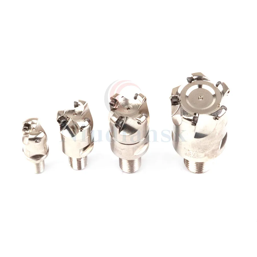 Cabezal de corte de dientes de bloqueo, herramienta de acero de tungsteno RD0702 superresistente al desgaste, fresado eficiente adecuado para inserto CNC RDMW0702, 1 unidad