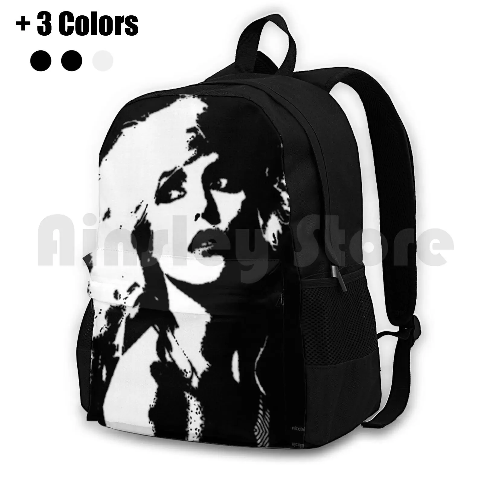 Blondie Outdoor Hiking Backpack Waterproof Camping Travel Blondie Debbie Harry Post Punk Band 1970s Music New Wave Pop Music