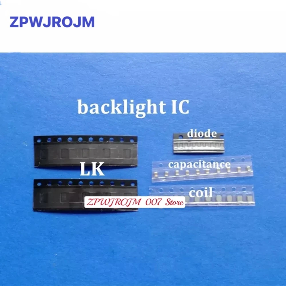 

10pcs LK 12pin light control backlight IC boost coil diode capacitance for OPPO A5 A7 A3 Redmi Note 8