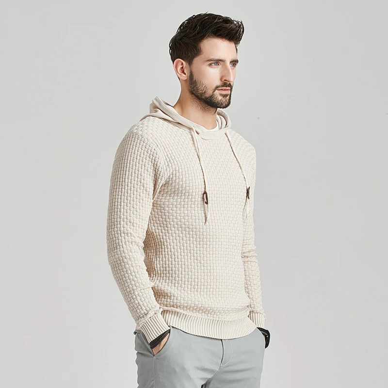 TFU-suéteres con capucha para hombre, Jersey cálido de algodón, informal, a la moda, de Color sólido, 3XL, para primavera y otoño, nuevo, 2020