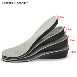 Invisible Height Increase Insole Unisex 1.5-4.5cm Heighten Heel Insert grow taller Increase Height Shoe Pad Heel Lift Taller