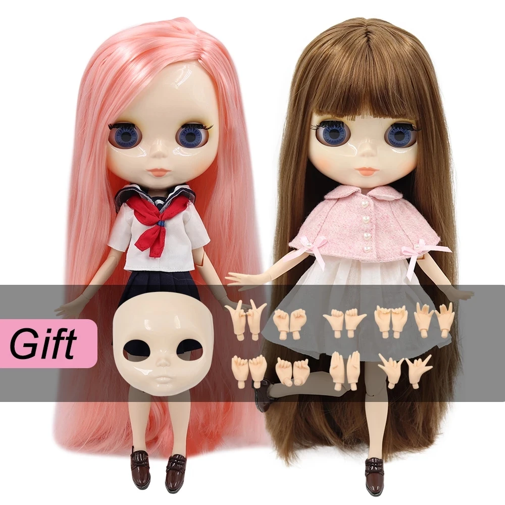 ICY DBS Blyth Doll joint body 1/6 bjd white skin shiny face 30cm toy girls gift on sale special offer anime