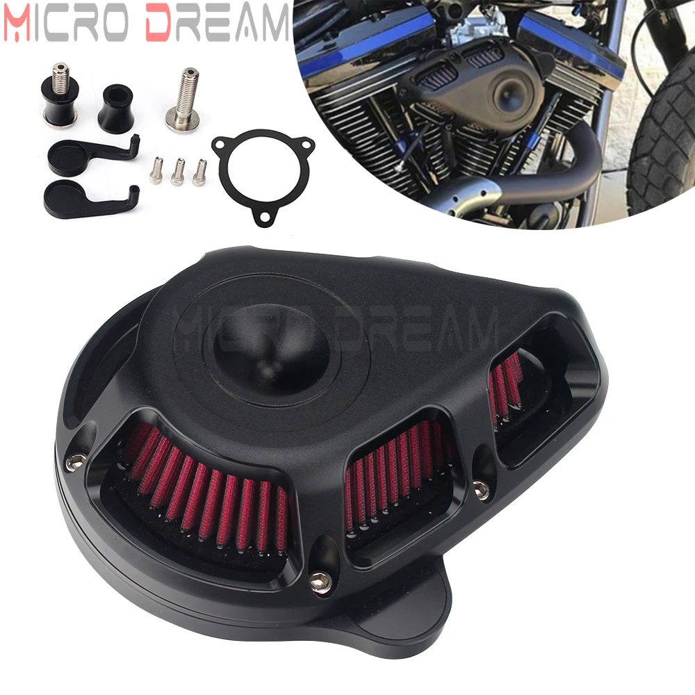 Motorcycle Air Cleaner Filter Multi Angle Filter Kits For Harley Dyna Touring Road King Softail Fat Boy Electra Street Glide